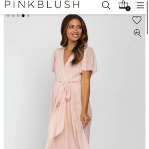 Pink Blush maxi gown size L